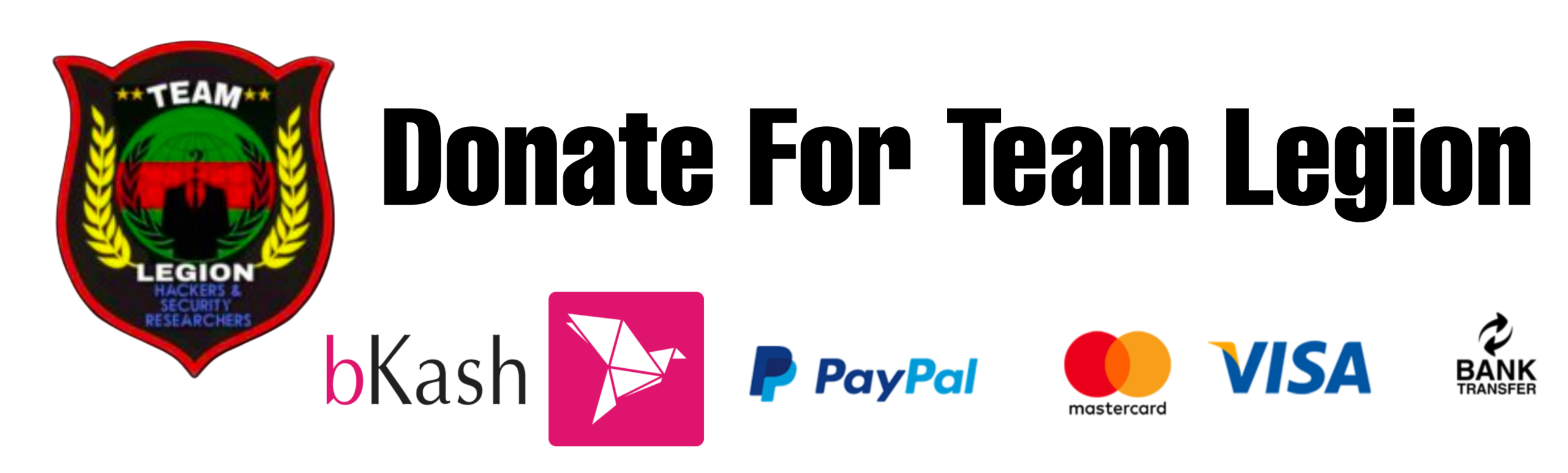 Donate For Team Legion